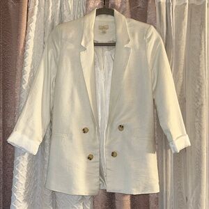 Jules & Leopold Size XS Off White Blazer